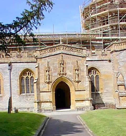 Porch of North Curry church